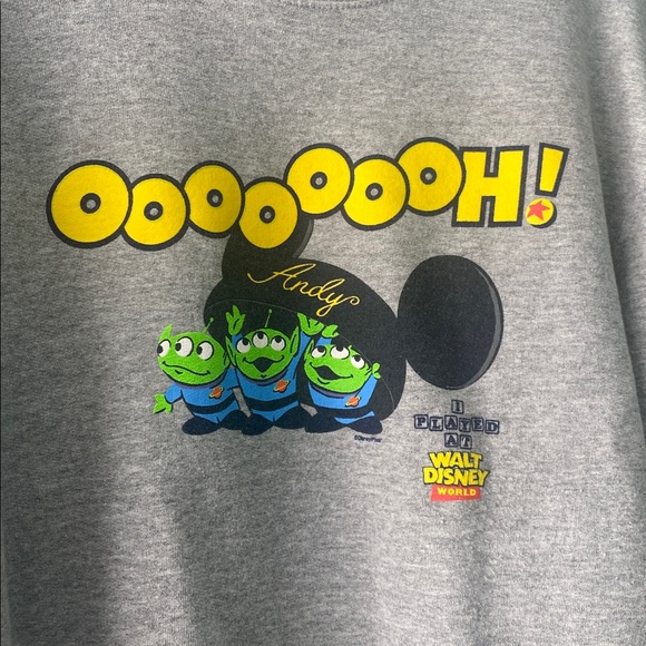 Kids Toy Story Alien Graphic Crewneck Sweater - Disney Parks Exclusive -youth XL - Picture 3 of 7